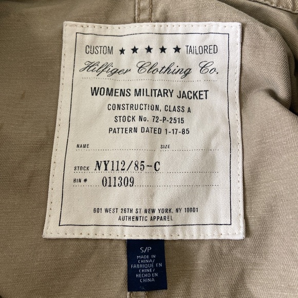 Vintage Tommy Hilfiger Military Jacket - Picture 3 of 3